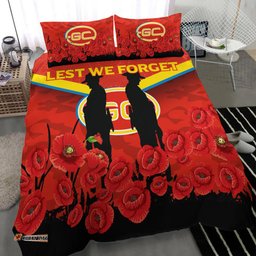 Gold Coast Suns ANZAC Day Bedding Set Indigenous Art