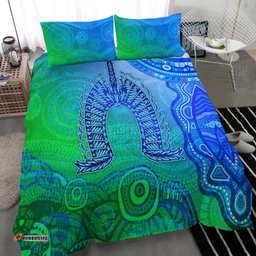 Aboriginal Torres Strait Islands Bedding Set Wave Vibes