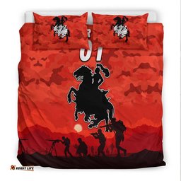 Custom Personalised St. George Illawarra Dragons ANZAC 2022 Bedding Set Simple Style Red
