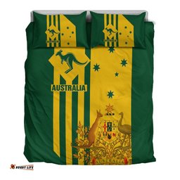 Bedding Set Australia Kangaroo Sign National Color