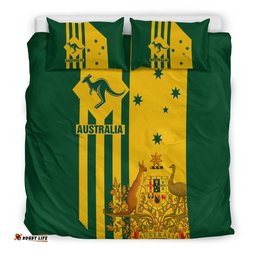 Bedding Set Australia Kangaroo Sign National Color