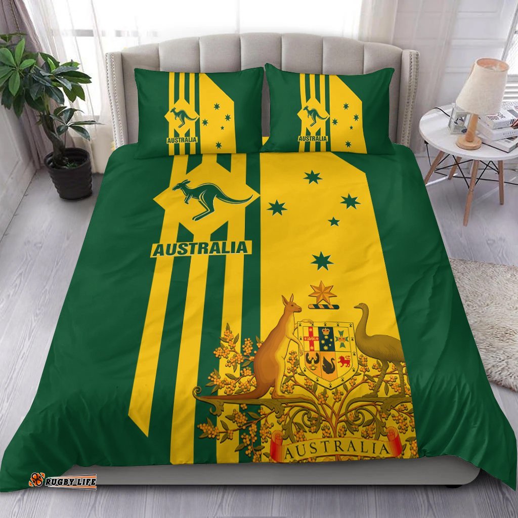 Bedding Set Australia Kangaroo Sign National Color