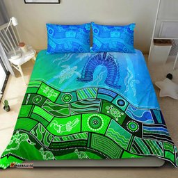 Aboriginal Torres Strait Islands Bedding Set Towards The Light