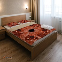 Australia Aboriginal Bedding Set Aboriginal Dot Art Painting Ver8