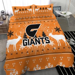 GWS Giants Bedding Set Christmas Ugly Style