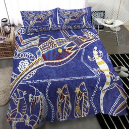 Aboriginal Bedding Set Australian Animals 325