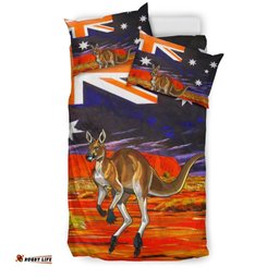 Bedding Sets Kangaroo Bedding Aus Flag Uluru Landscape Art Sets