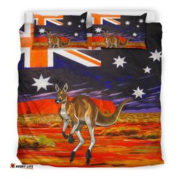 Bedding Sets Kangaroo Bedding Aus Flag Uluru Landscape Art Sets