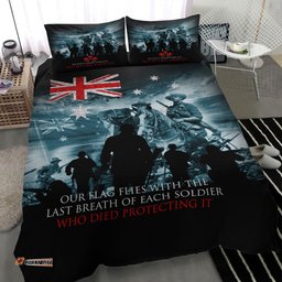 Australia ANZAC Day Soldier Remembrance Bedding Set
