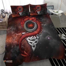 Wales Celtic Bedding Set Dragon With Celtic