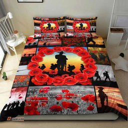 ANZAC Day Lest We Forget Banner Bedding Set