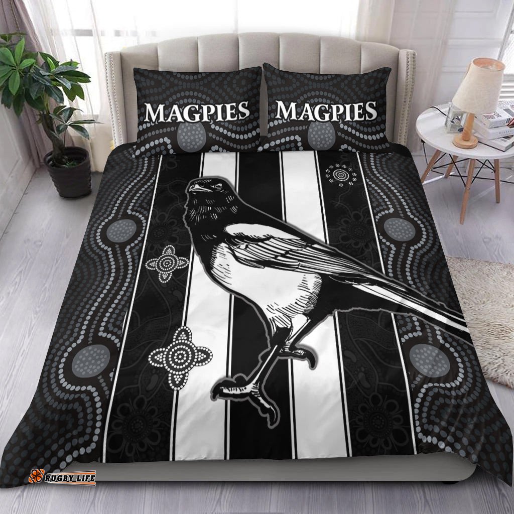 Magpies Indigenous Bedding Set We are the Champions