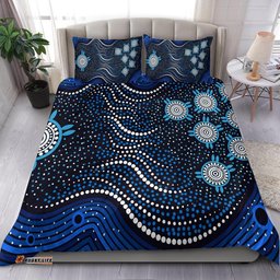 Australia Aboriginal Bedding Set Aboriginal Dot Art Painting Ver5