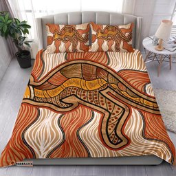 Aboriginal Bedding Set Indigenous Kangaroo Vintage Stye
