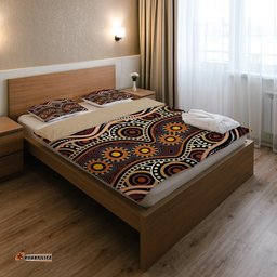 Aboriginal Bedding Set Indegenous Dot Painting Art 03
