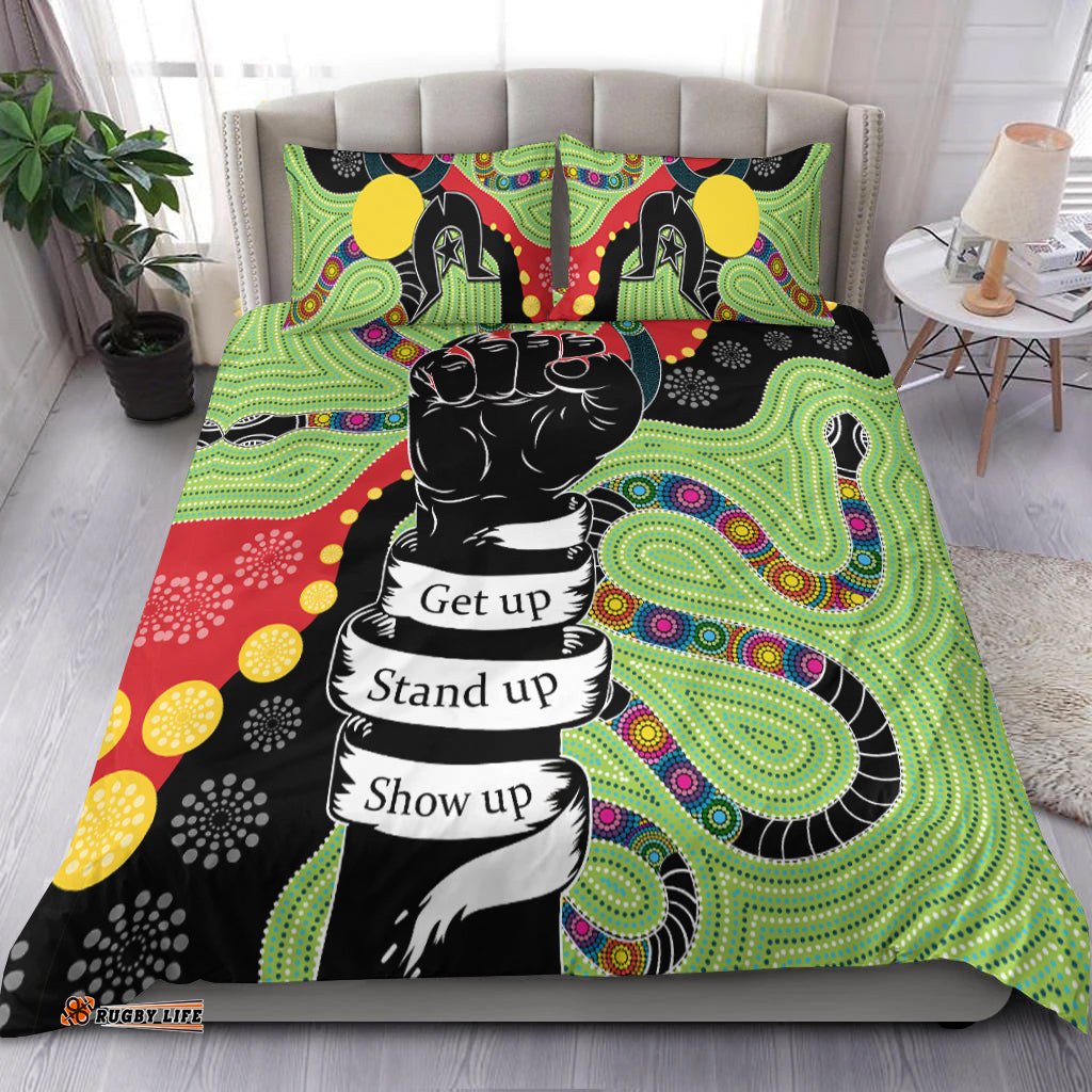 Aboriginal NAIDOC Week Bedding Set Stronger Together Unique Style