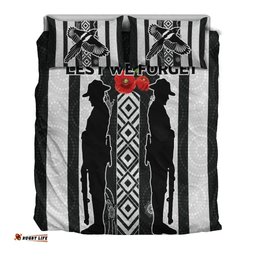 Magpies ANZAC Day Bedding Set Indigenous Art