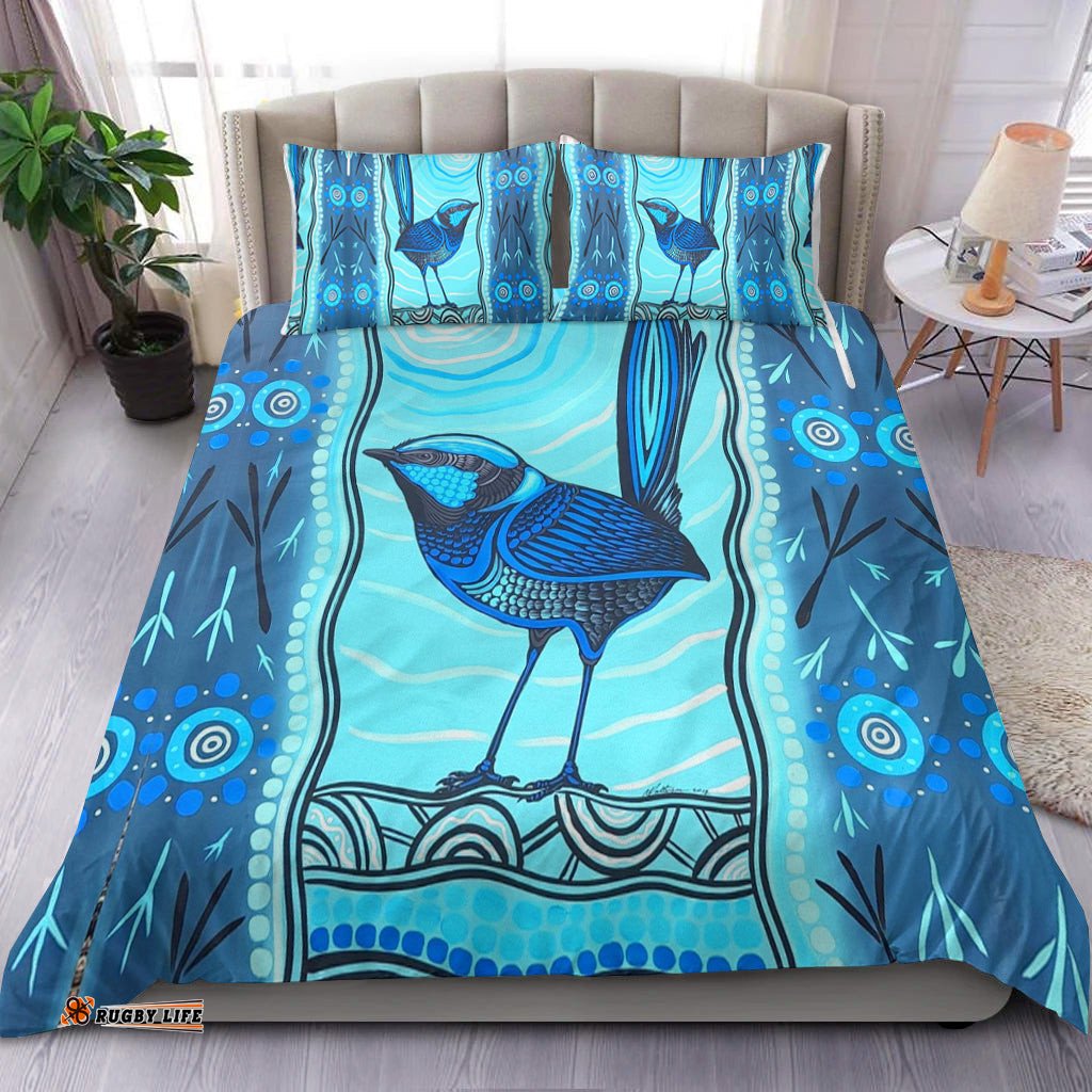 Australia Indigenous Bedding Set Aussie Life Bird 03