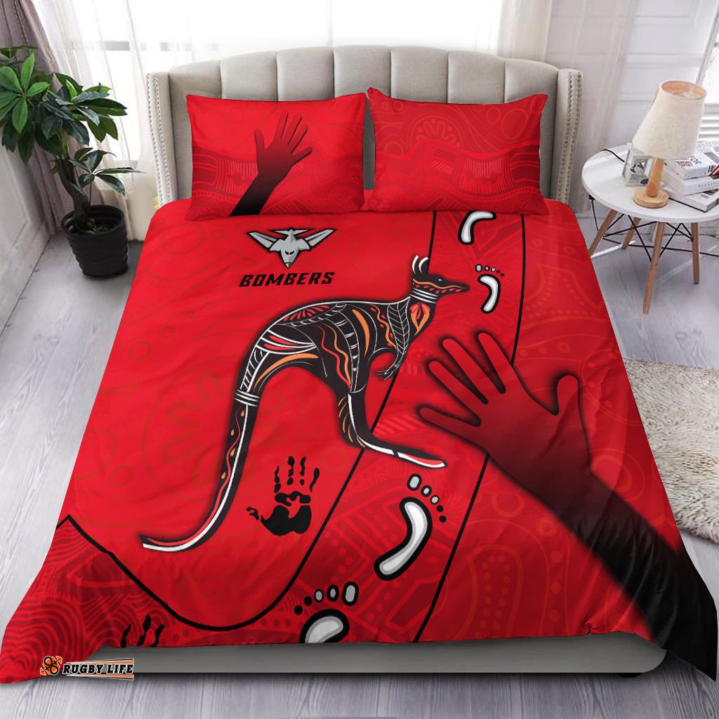 Bombers Indigenous Bedding Set Essendon for Life