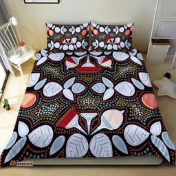 Aboriginal Bedding Set Aboriginal Eucalyptus Seamless Pattern