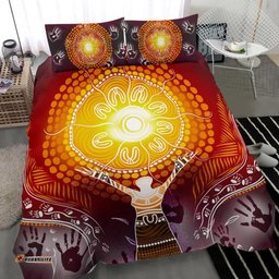 Aboriginal Bedding Set NAIDOC Week Because Of Her, We Can