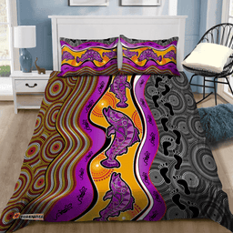 Fishing Map Painting Art Bedding Set