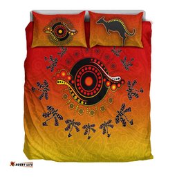 Aboriginal Bedding Set Circle Pattern