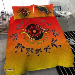 Aboriginal Bedding Set Circle Pattern