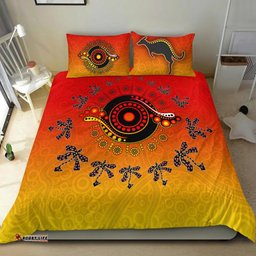 Aboriginal Bedding Set Circle Pattern