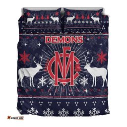 Demons Bedding Set Christmas Ugly Style