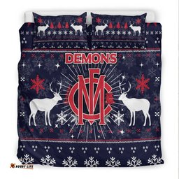 Demons Bedding Set Christmas Ugly Style