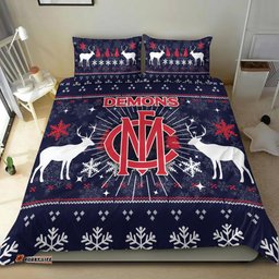 Demons Bedding Set Christmas Ugly Style