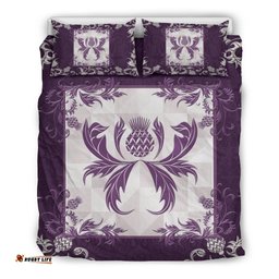 Thistle Scotland Bedding Set K5 Purple