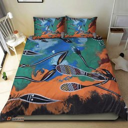 Aboriginal Bedding Set Aboriginal Dot Art Painting Style