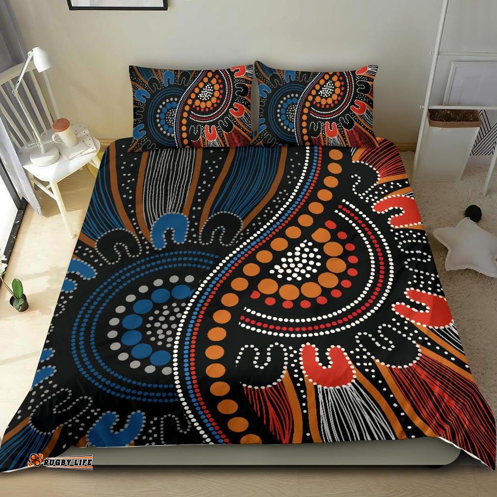 Aboriginal Bedding Set Indigenous Patterns Ver09 07