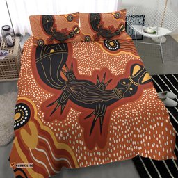 Australia Aboriginal Bedding Set Indigenous Platypus Ver 16