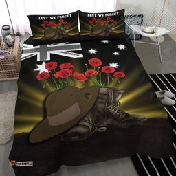ANZAC Day Hat and Boots Bedding Set