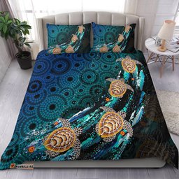 Turtle Bedding Set Aboriginal No.4