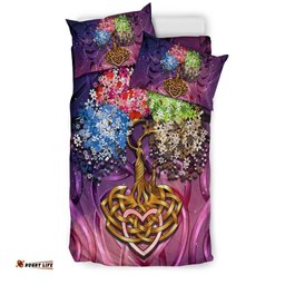 Celtic Mother's Day Bedding Set Mother With Child