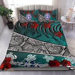 Northern Mariana Bedding Set Lizard And Turtle Green