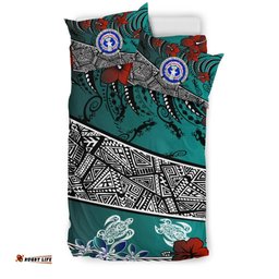 Northern Mariana Bedding Set Lizard And Turtle Green