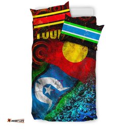 Custom Bedding Set Always Was, Always Will Be NAIDOC Week 2021