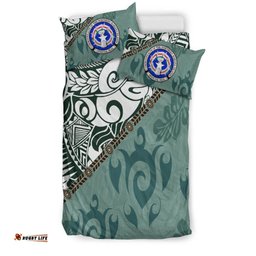 Northern Mariana Bedding Set Leaves And Turtles