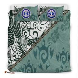 Northern Mariana Bedding Set Leaves And Turtles