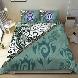 Northern Mariana Bedding Set Leaves And Turtles