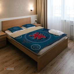 Scotland Celtic Bedding Set Celtic Compass With Scottish Lion
