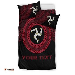 Isle of Man Celtic Personalised Bedding Set Legend of Isle of Man