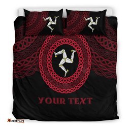 Isle of Man Celtic Personalised Bedding Set Legend of Isle of Man