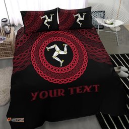 Isle of Man Celtic Personalised Bedding Set Legend of Isle of Man