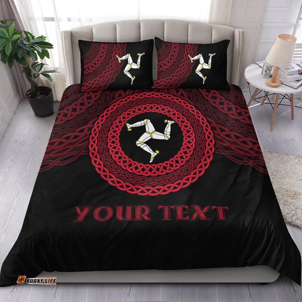 Isle of Man Celtic Personalised Bedding Set Legend of Isle of Man